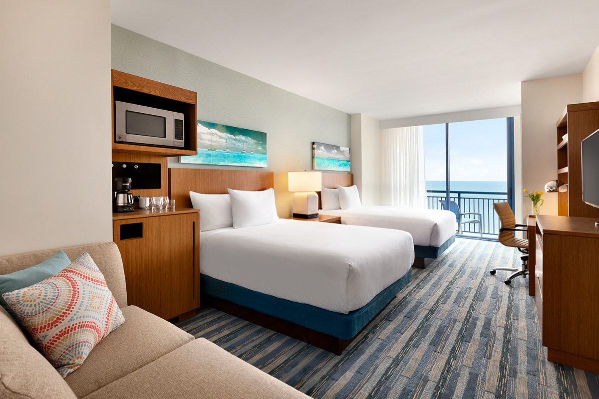 Hyatt House Virginia Beach-Oceanfront Double Bed