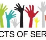 100 Acts of Service Hands Logo